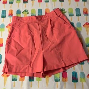 DEE CEE Vintage Made in USA Coral Shorts, Size 7/8 NWOT MAKE AN OFFER!!!